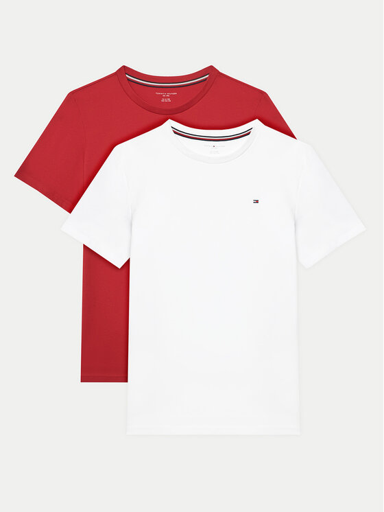 Tommy Hilfiger 2er-Set T-Shirts - Kinderkleidung, Größe 12_14Y Bunt UB0UB00310