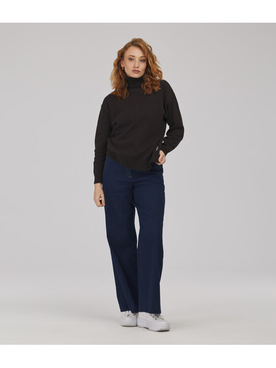 Lee Cooper Lee Cooper Jeansy LUNAR Granatowy Wide Leg