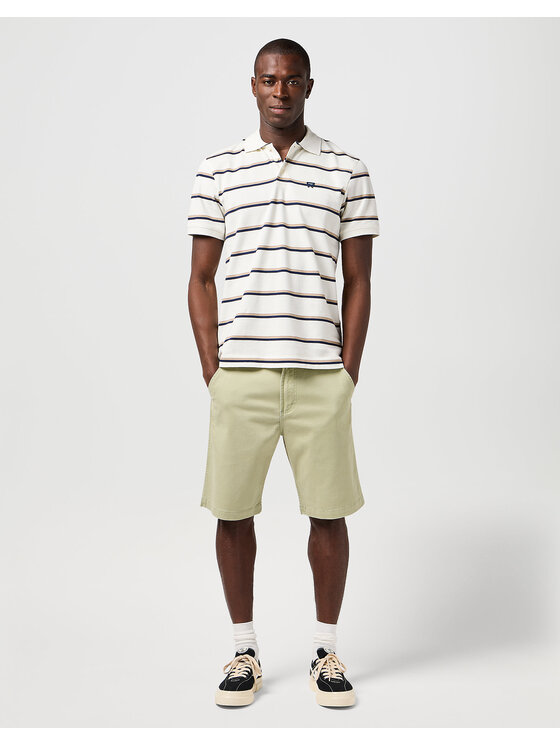 Wrangler Wrangler Pantaloncini di tessuto CJ CHINO SHORTS Beige Regular Fit