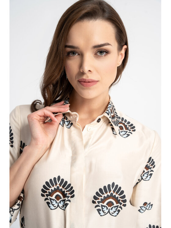 CLICK CLICK Letní šaty 60-6099 Barevná Custome Fit