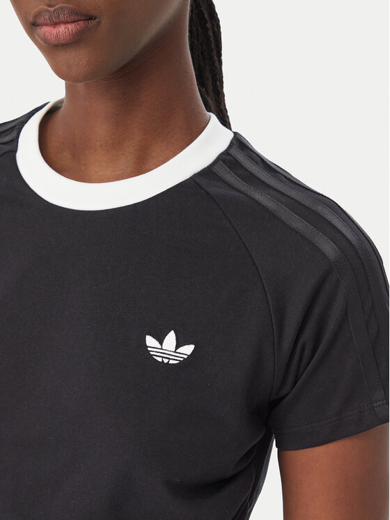 adidas adidas Тишърт Adiluna Season 2 X Jennie Layered T-Shirt LD8928 Черен Regular Fit
