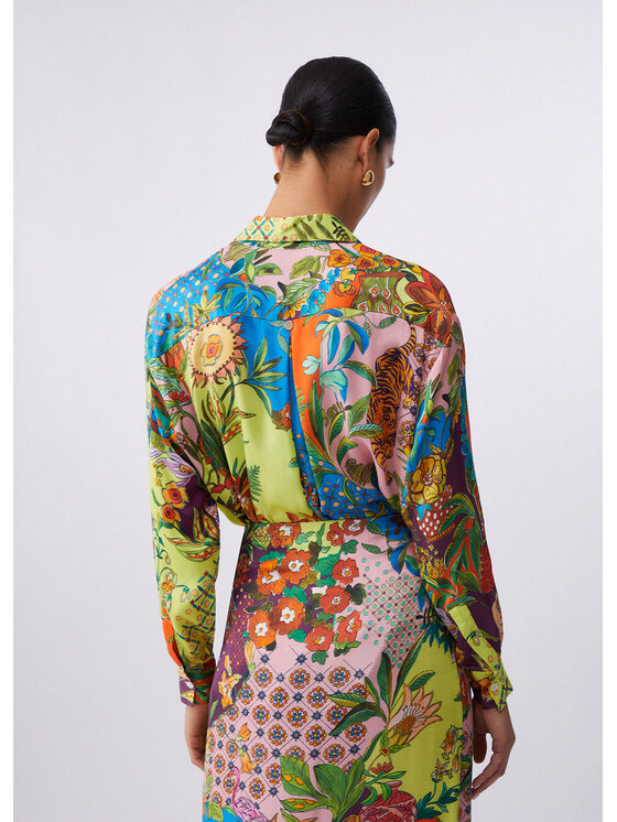 Liu Jo Liu Jo Camicia WA6485T471AP9363 Viola Regular Fit