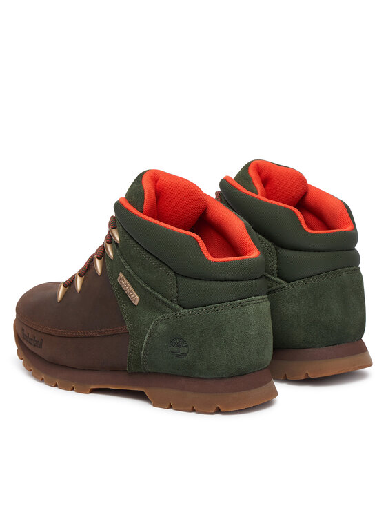 Timberland Timberland Pohodni čevlji Euro Sprint Mid Lace Boot TB0A5QZKAFK1 Rjava