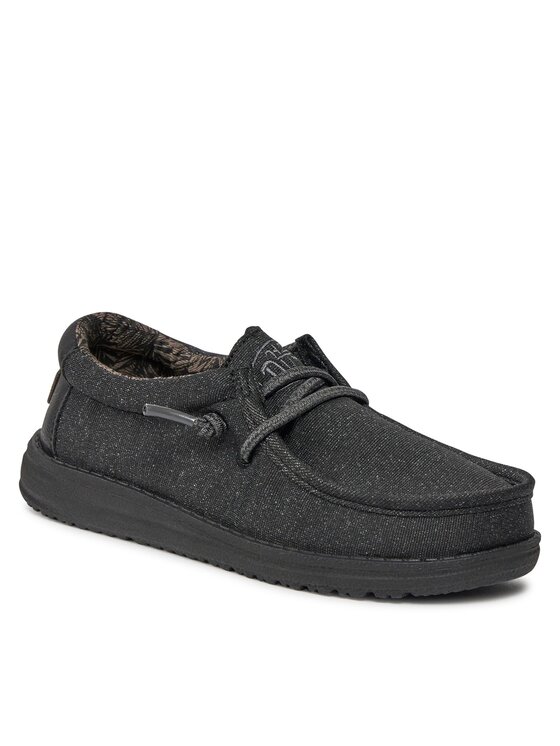 Hey Dude Hey Dude Mokasíny Wally Youth Basic 40041-001 Čierna