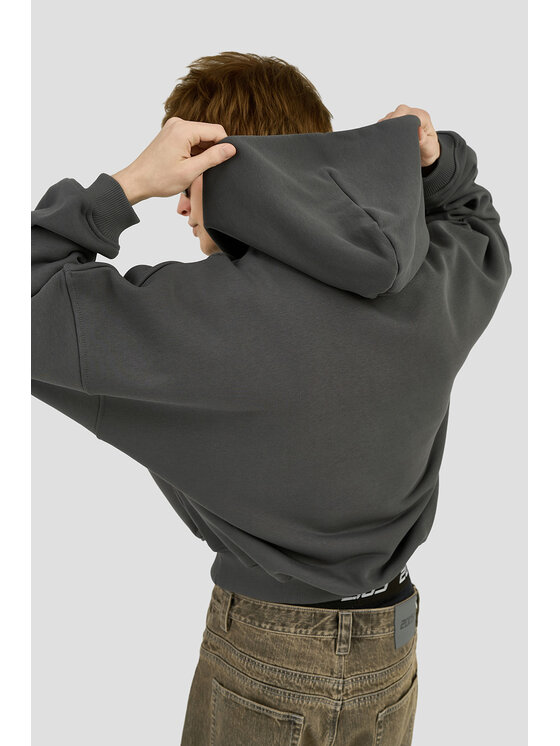 2005 2005 Bluza Uniform Szary Oversize