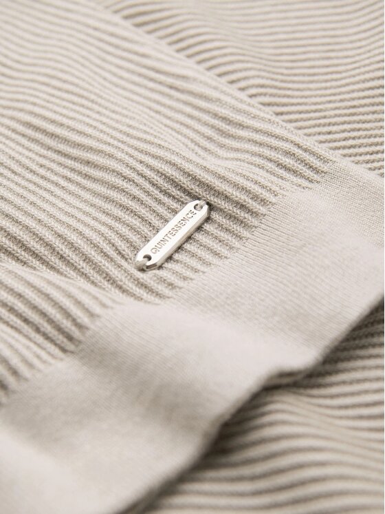 Ombre Ombre Polo OM-POSS-0160 Szary Regular Fit
