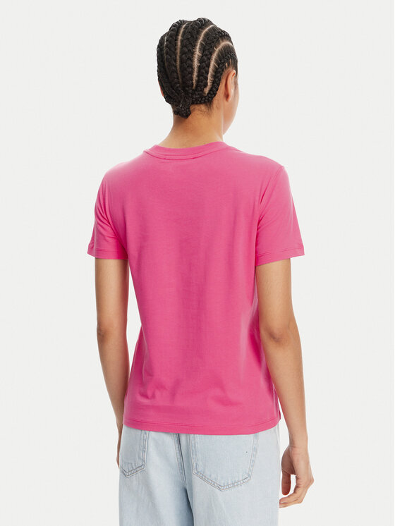 Versace Jeans Couture Versace Jeans Couture Marškinėliai 78HAHE05 Rožinė Regular Fit