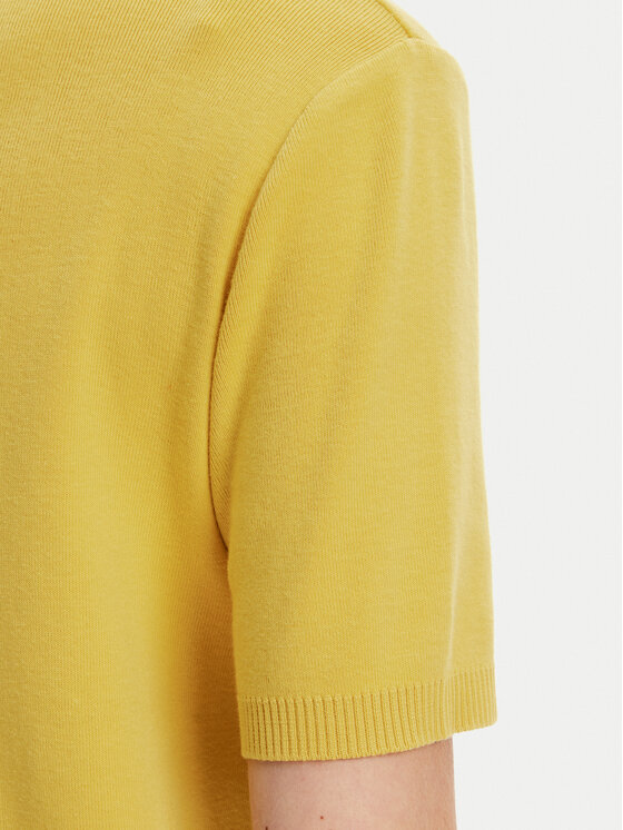 United Colors Of Benetton United Colors Of Benetton Pulover 1091D10D5 Galben Relaxed Fit