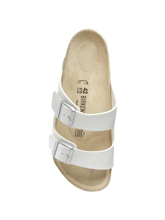 Birkenstock Birkenstock Klapki Arizona 0051731 Biały