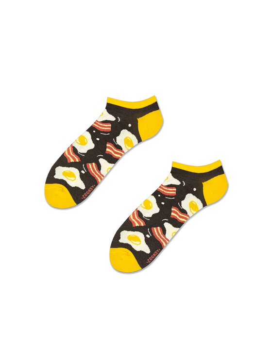 Zooksy Zooksy Zestaw 2 par niskich skarpet unisex mixTURY Brązowy