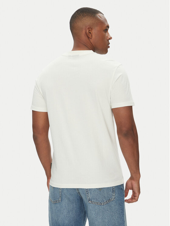 Napapijri Napapijri Tricou S-Valdor NP0A4IE6 Écru Regular Fit