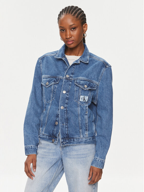 Calvin Klein Jeans Jeans jakna J20J222788 Modra Regular Fit