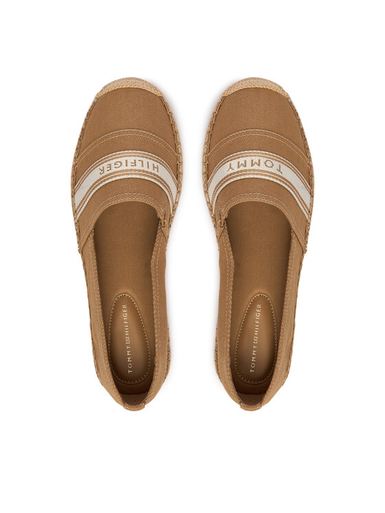Tommy Hilfiger Tommy Hilfiger Espadryle Hilfiger Webbing Espadrille FW0FW09334 Brązowy