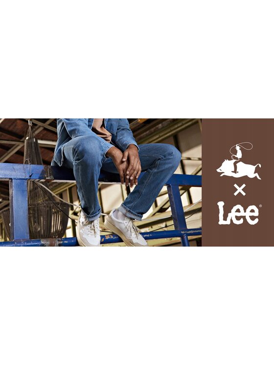 Lee Lee Jeansy Daren Zip Fly Niebieski Regular Fit