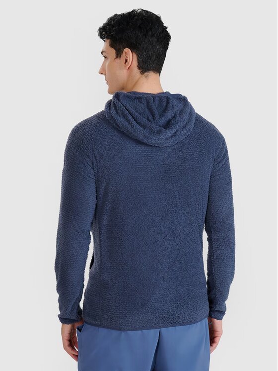 4F 4F Felpa di pile 4FWSS25TFSWM473-22S Grigio scuro Regular Fit