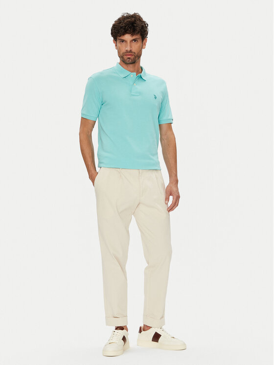 U.S. Polo Assn. U.S. Polo Assn. Polo majica MUP3312 Modra Regular Fit