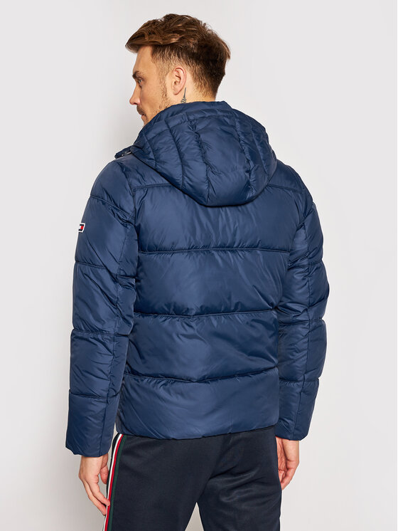 Tommy Jeans Giubbotto piumino Tjm Colorblock DM0DM09375 Blu scuro Regular Fit Modivo