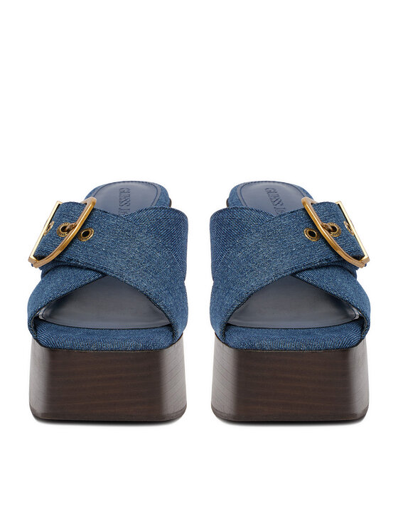 Guess Jeans Guess Jeans Klapki CEO-JD421-3 Niebieski