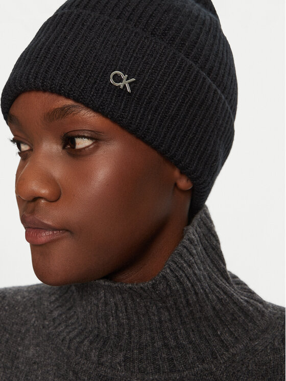 Calvin Klein Calvin Klein Sapka és fejkendő szett K60K612622 Fekete