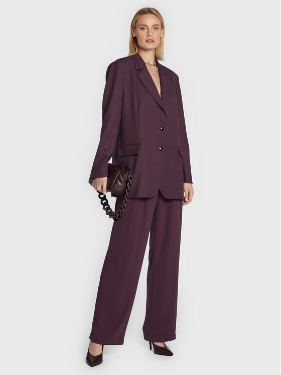 Patrizia Pepe Patrizia Pepe Giacca da abito 8S0442/A106-M424 Viola Oversize