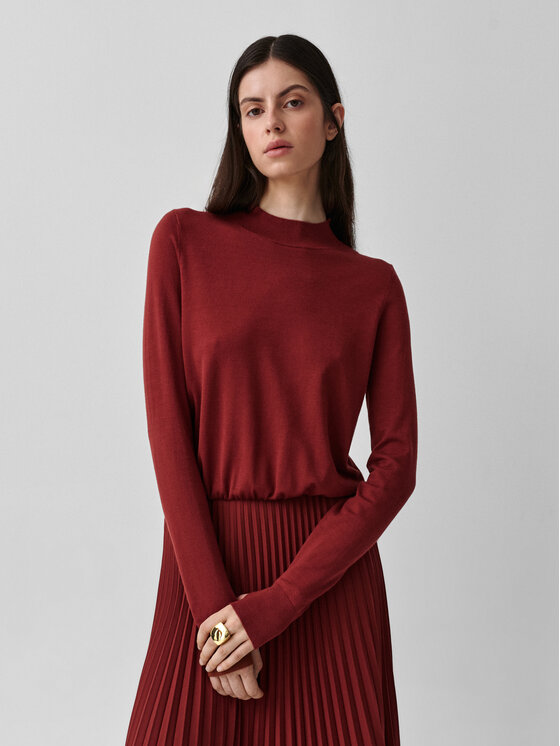 TATUUM TATUUM Sukienka codzienna ARELIO Czerwony Flare Fit