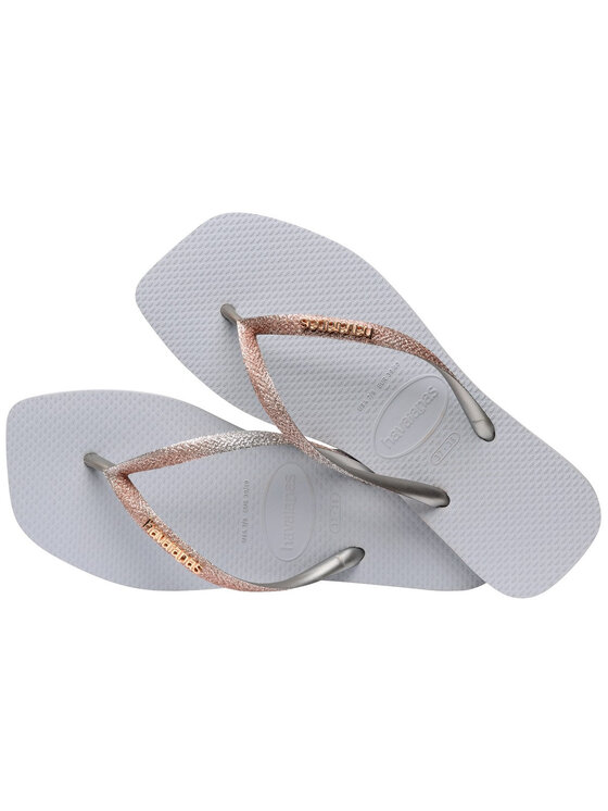 Havaianas Havaianas Παντόφλες HAVAIANAS Ciabatta Donna Hav. Square glitter 4148102.3498 Grigio Γκρι
