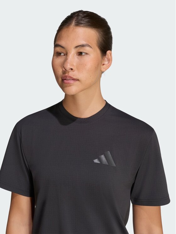 adidas adidas Koszulka techniczna 168136 Czarny Regular Fit