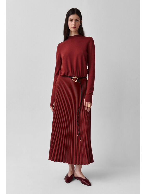 TATUUM TATUUM Sukienka codzienna ARELIO Czerwony Flare Fit