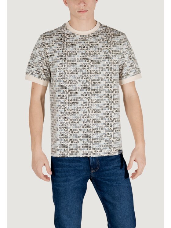 EA7 Emporio Armani EA7 Emporio Armani T-shirt 7M000208 AF12874 Beige Casual Fit