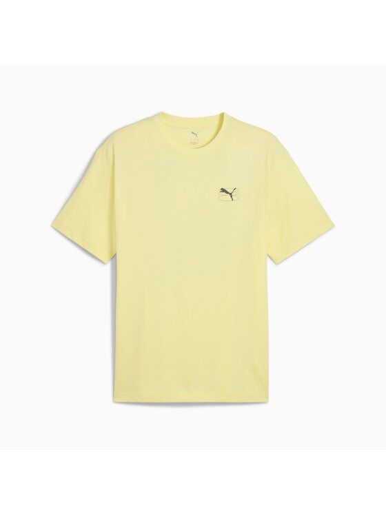 Puma Puma T-Shirt 688039 Żółty Regular Fit