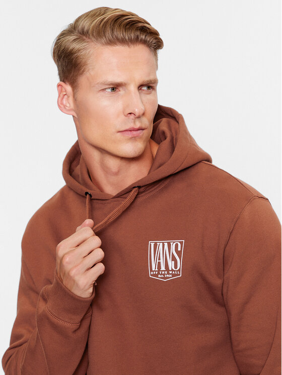 Vans Vans Суитшърт Custom Tall Po VN0008HY Кафяв Regular Fit