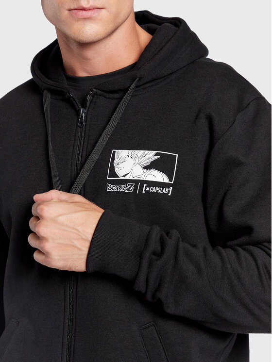Capslab Capslab Sweatshirt Dragon Ball Z Vegeta CL/DBZ4/1/SWZ/VEG1 Schwarz Regular Fit