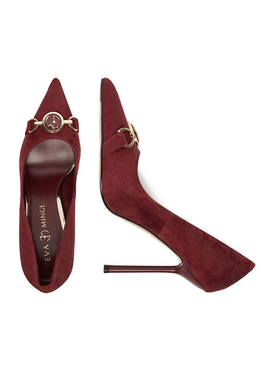 Eva Minge Eva Minge High Heels EO-LILA-1677-13-3S Dunkelrot