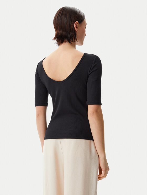 Calvin Klein Calvin Klein Blúzka K20K208244 Čierna Slim Fit