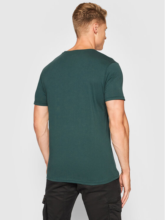 Alpha Industries Alpha Industries T-Shirt Basic 100501 Zelená Regular Fit