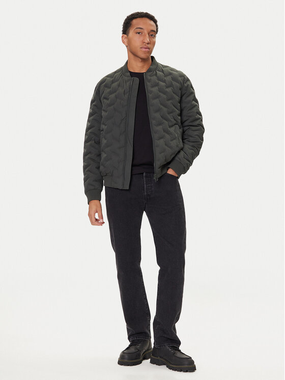 Geox Geox Bomber stila jaka Spherica M5628R T3271 F3251 Pelēks Regular Fit