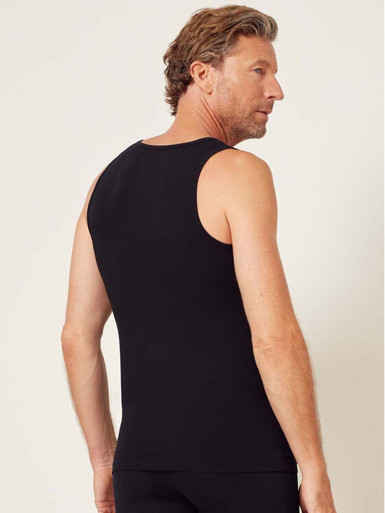 Huber Huber Tričko 110052 Čierna Slim Fit
