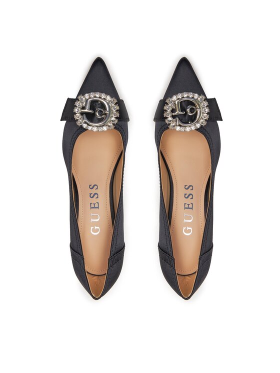 Guess Guess Pantofi cu toc subțire Francy Negru