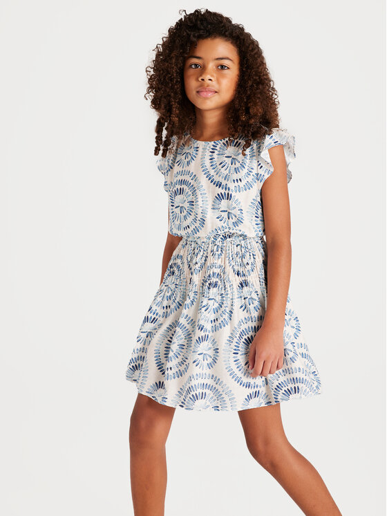 Mayoral Mayoral Rochie de vară 6975 Albastru Regular Fit