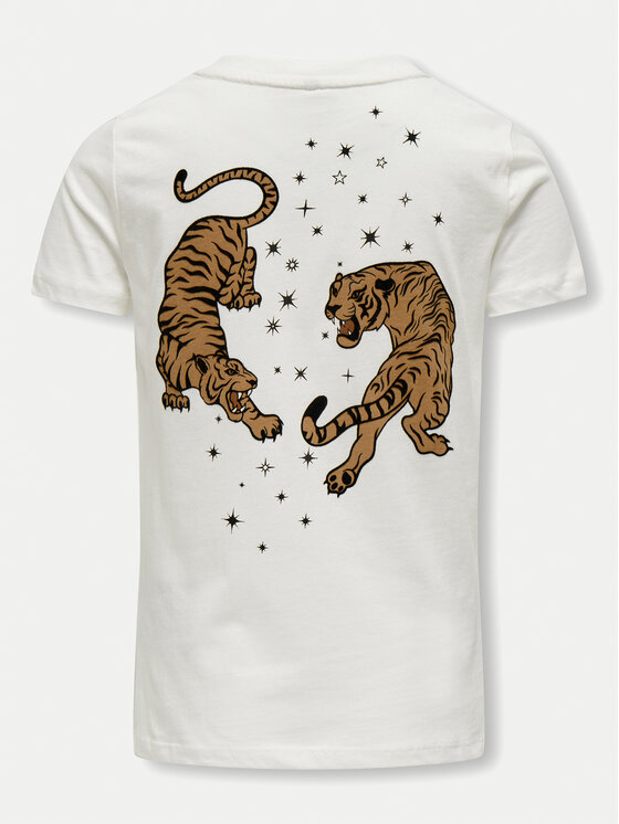 Kids ONLY Kids ONLY T-Shirt 15331159 Biały Regular Fit