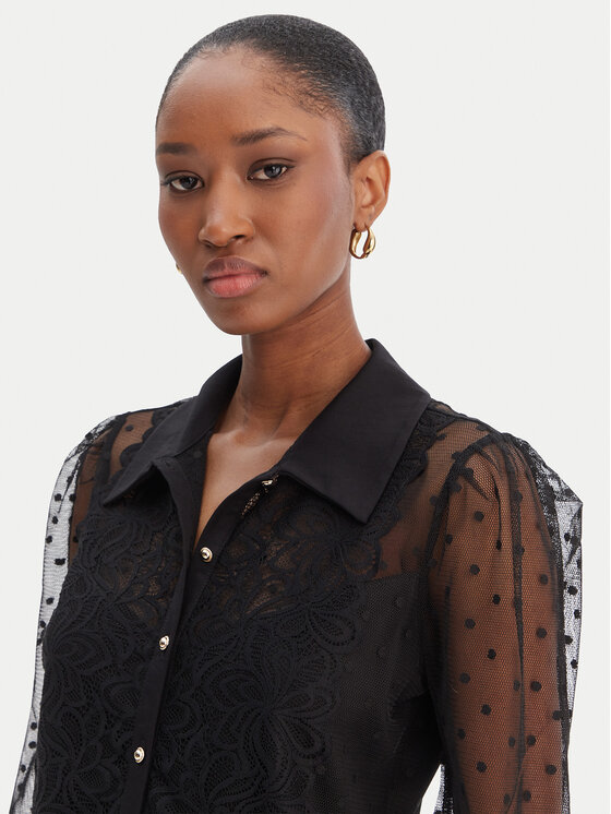 Morgan Morgan Camicia 261-TMUSIC Nero Regular Fit