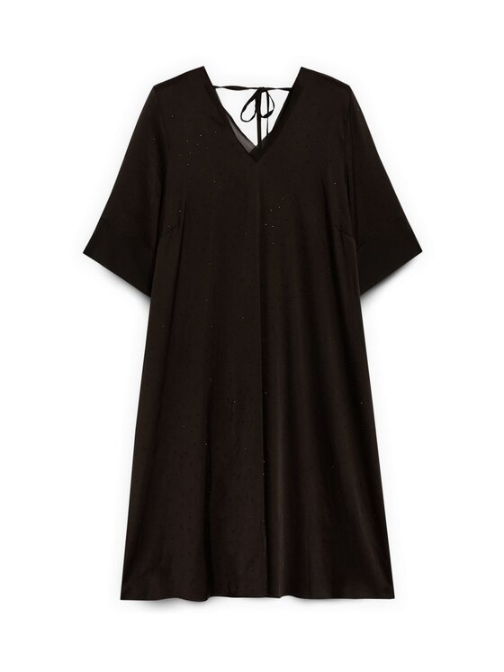 Fiorella Rubino Fiorella Rubino Vestito da giorno 7008T001848N033 Nero Regular Fit