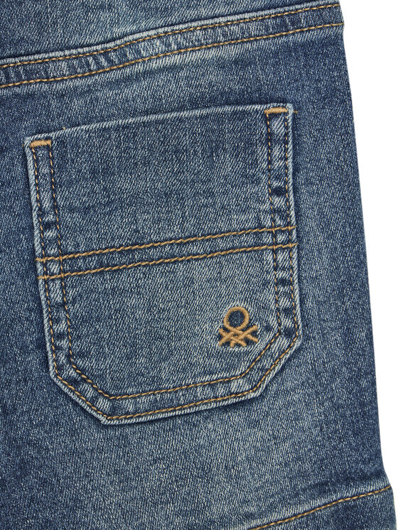 United Colors Of Benetton United Colors Of Benetton Jeansshorts 4PORG902I Dunkelblau Straight Fit