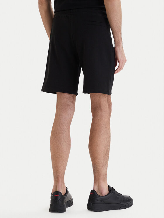 Plein Sport Plein Sport Sportovní kraťasy SAFC MJT2789 STE003N Černá Regular Fit