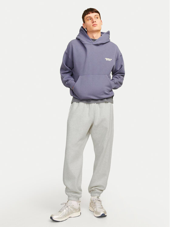Jack&Jones Jack&Jones Donji dio trenerke Bill Urban Edge 12263026 Siva Relaxed Fit