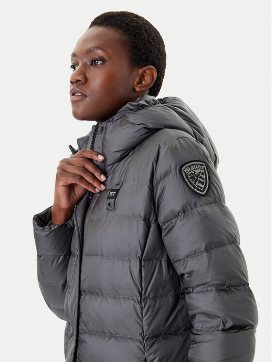 Blauer Blauer Pernata jakna 25WBLDK03101 Siva Regular Fit