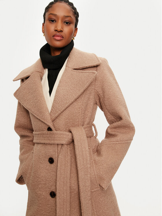 Vila Vila Cappotto di transizione Jonno 14101189 Beige Regular Fit