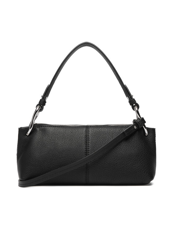 Calvin Klein Calvin Klein Torbica Slouchy Leather Small Conv Bag LV04F3659G Crna