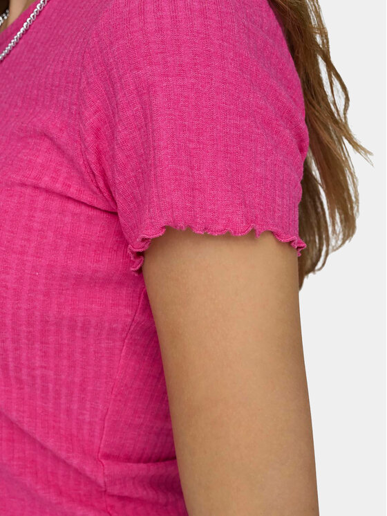 ONLY ONLY T-krekls Emma 15201206 Rozā Regular Fit