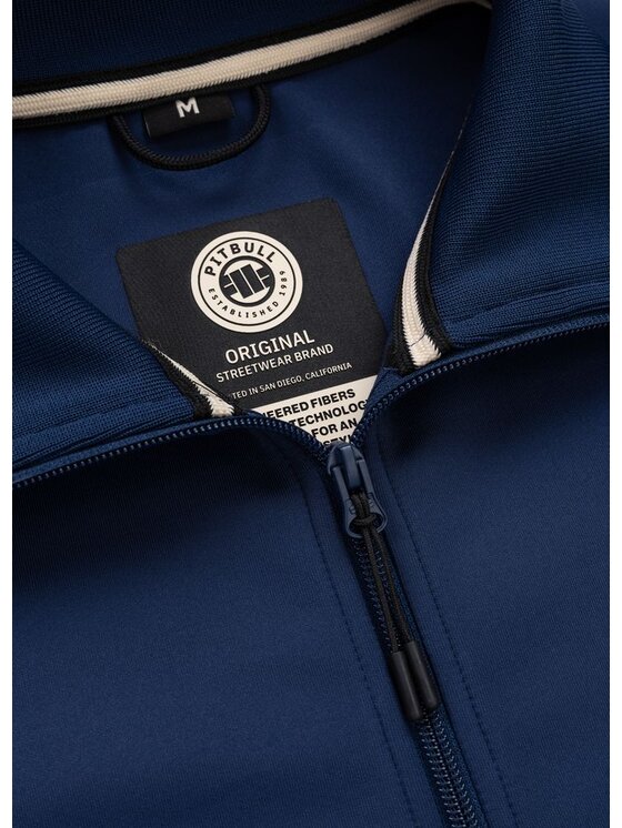 PITBULL PITBULL Bluza Oldschool SMALL LOGO Niebieski Regular Fit